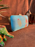 Blue Banarasi Party Purse with Sling